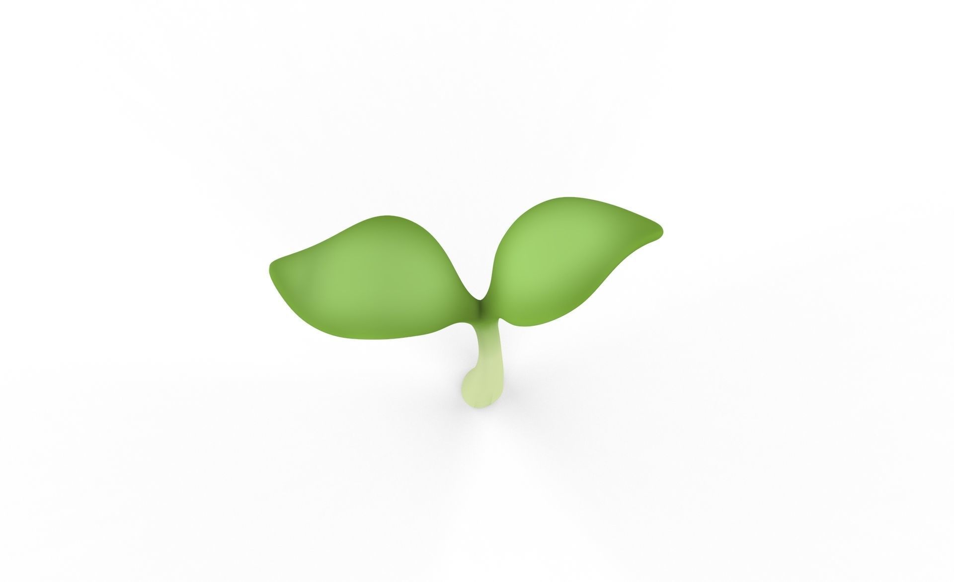 Prop32 Plant Sprout Low-poly 3D model_14