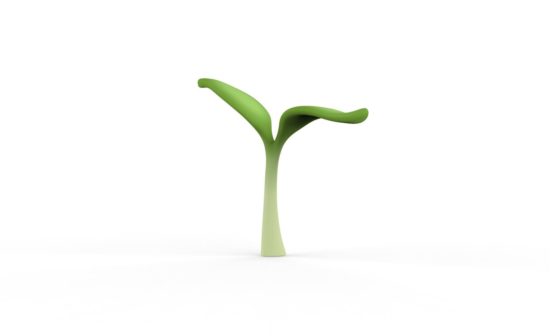 Prop32 Plant Sprout Low-poly 3D model_13