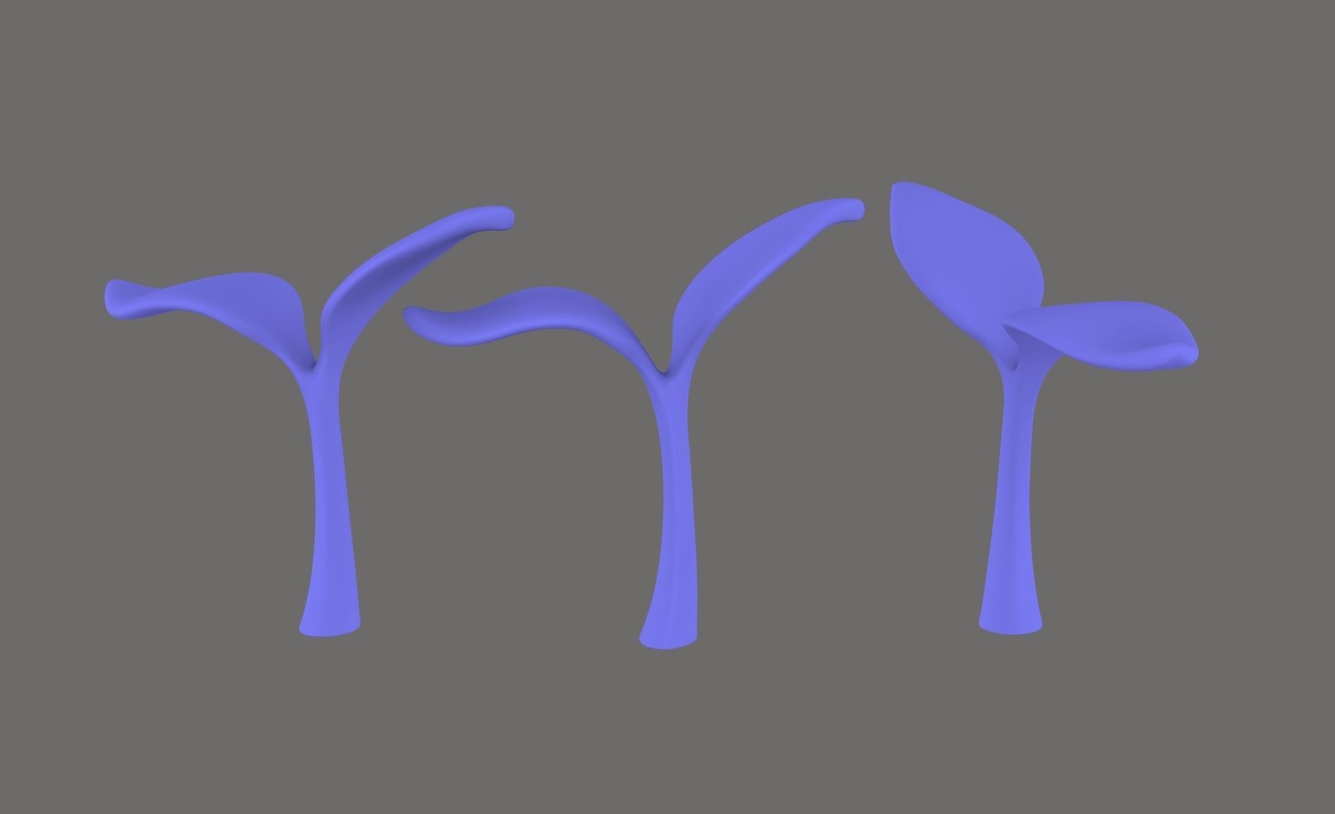 Prop32 Plant Sprout Low-poly 3D model_19