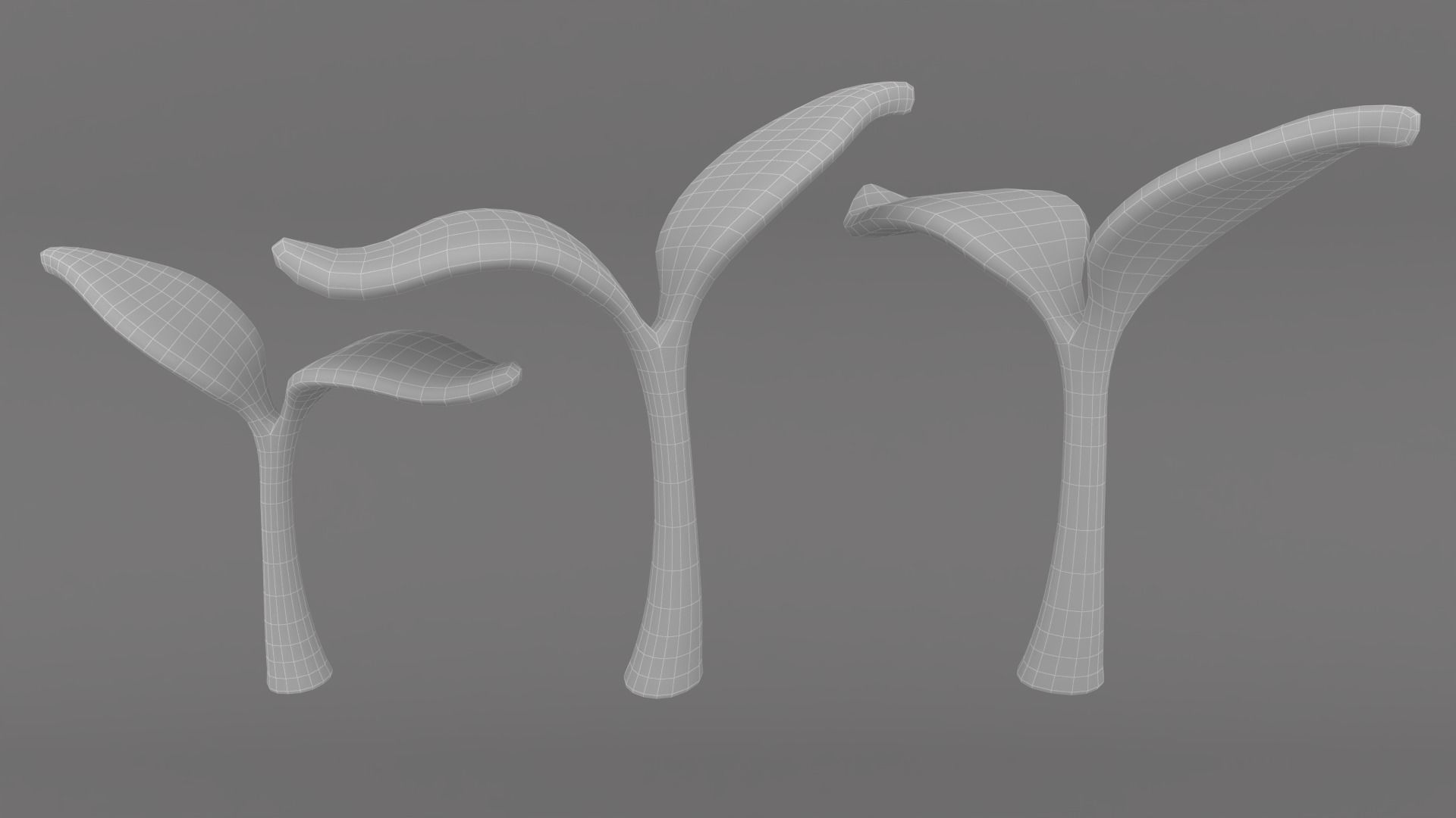 Prop32 Plant Sprout Low-poly 3D model_17
