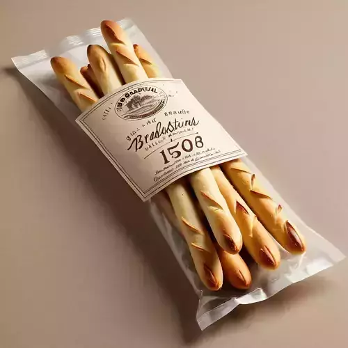 Breadsticks Low-poly 3D model