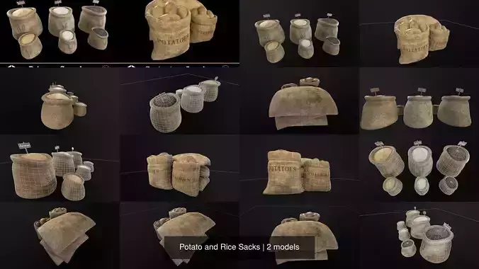 Potato and Rice Sacks