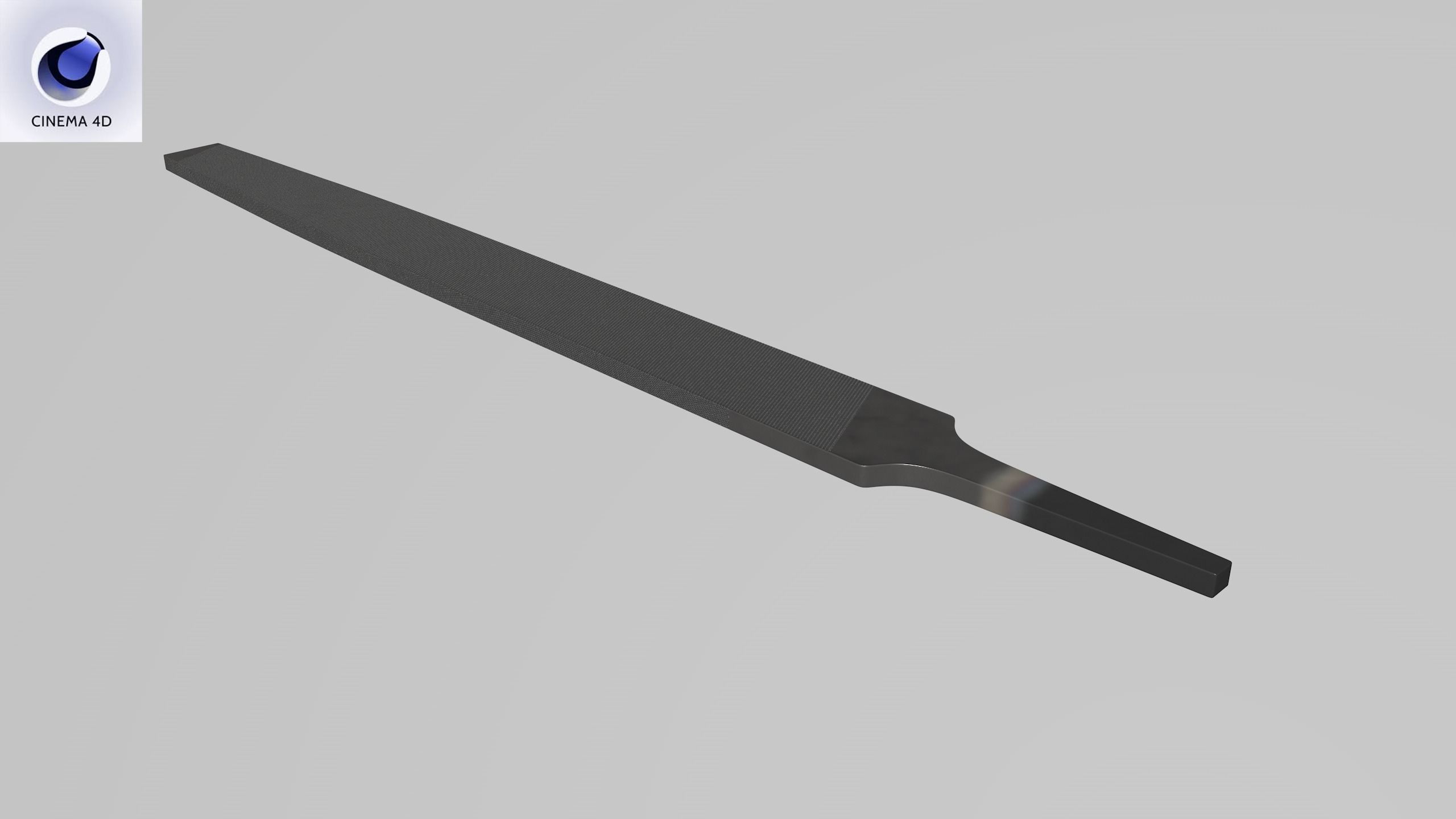 10 Bastard Cut Mill File 10MA Low-poly 3D model_30