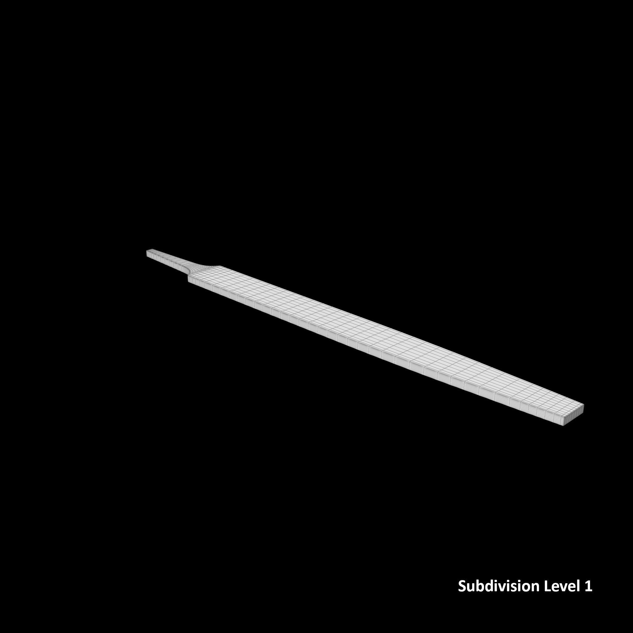 10 Bastard Cut Mill File 10MA Low-poly 3D model_13