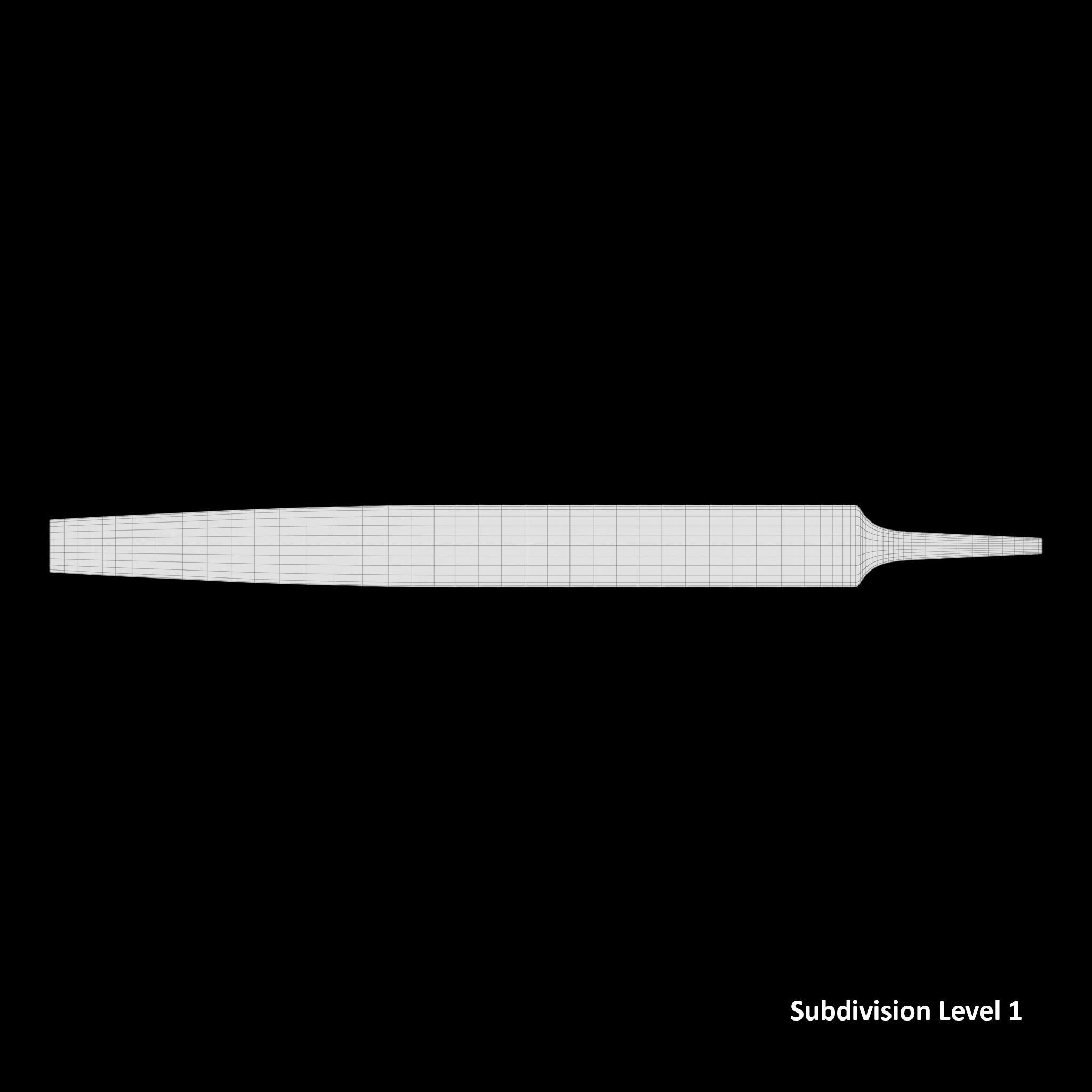 10 Bastard Cut Mill File 10MA Low-poly 3D model_9
