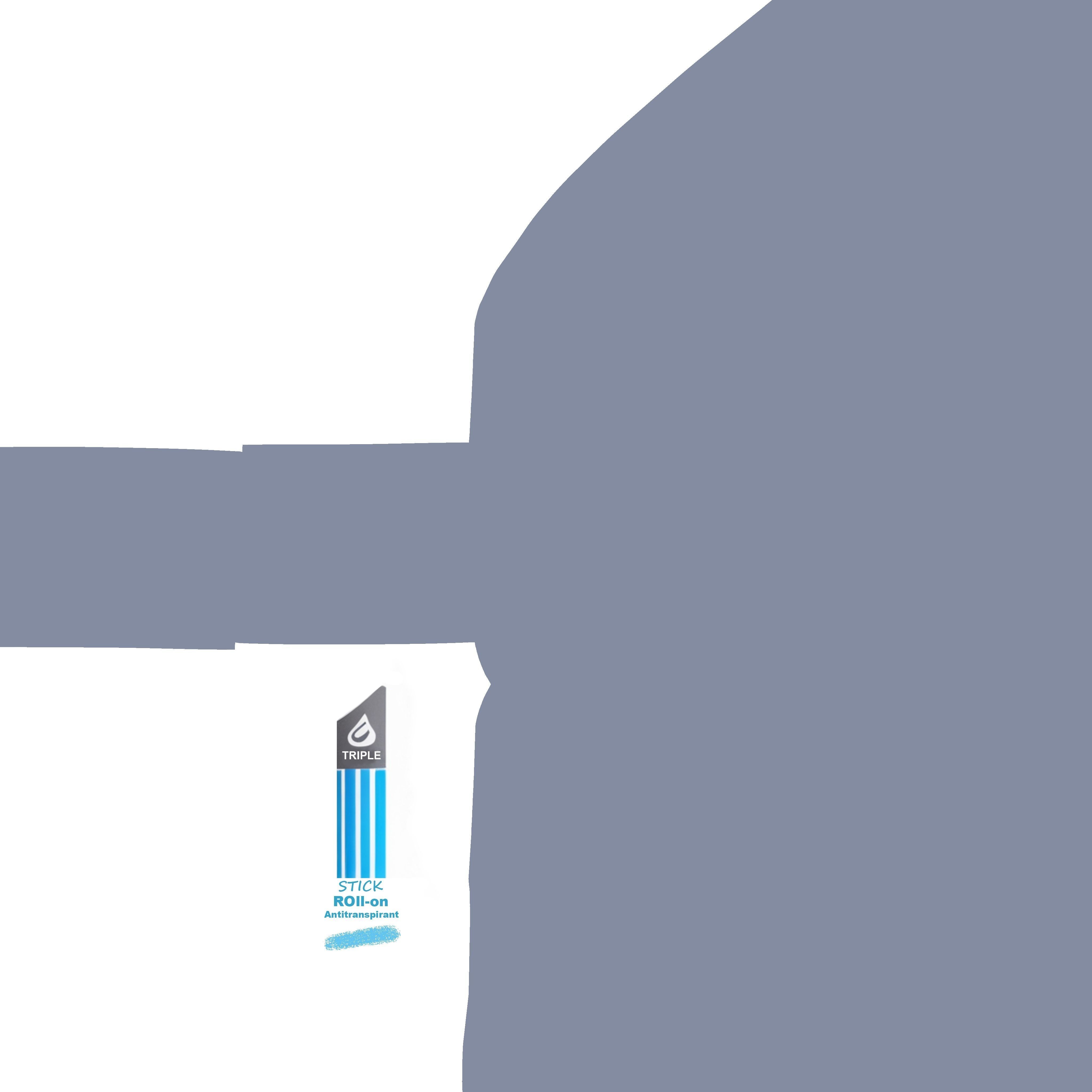 Roll-on and stick deodorants for women Low-poly 3D model_2