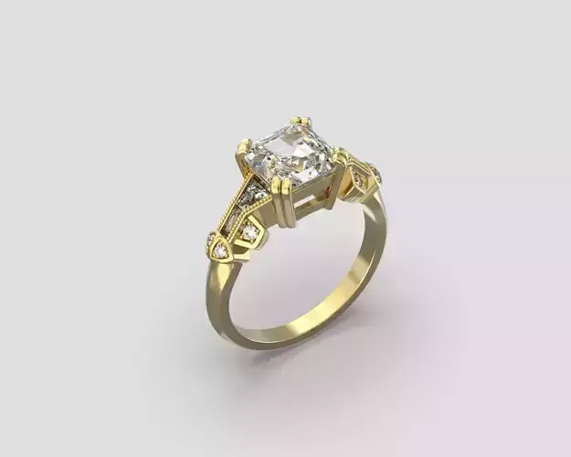 R 038 Ascher stone ring