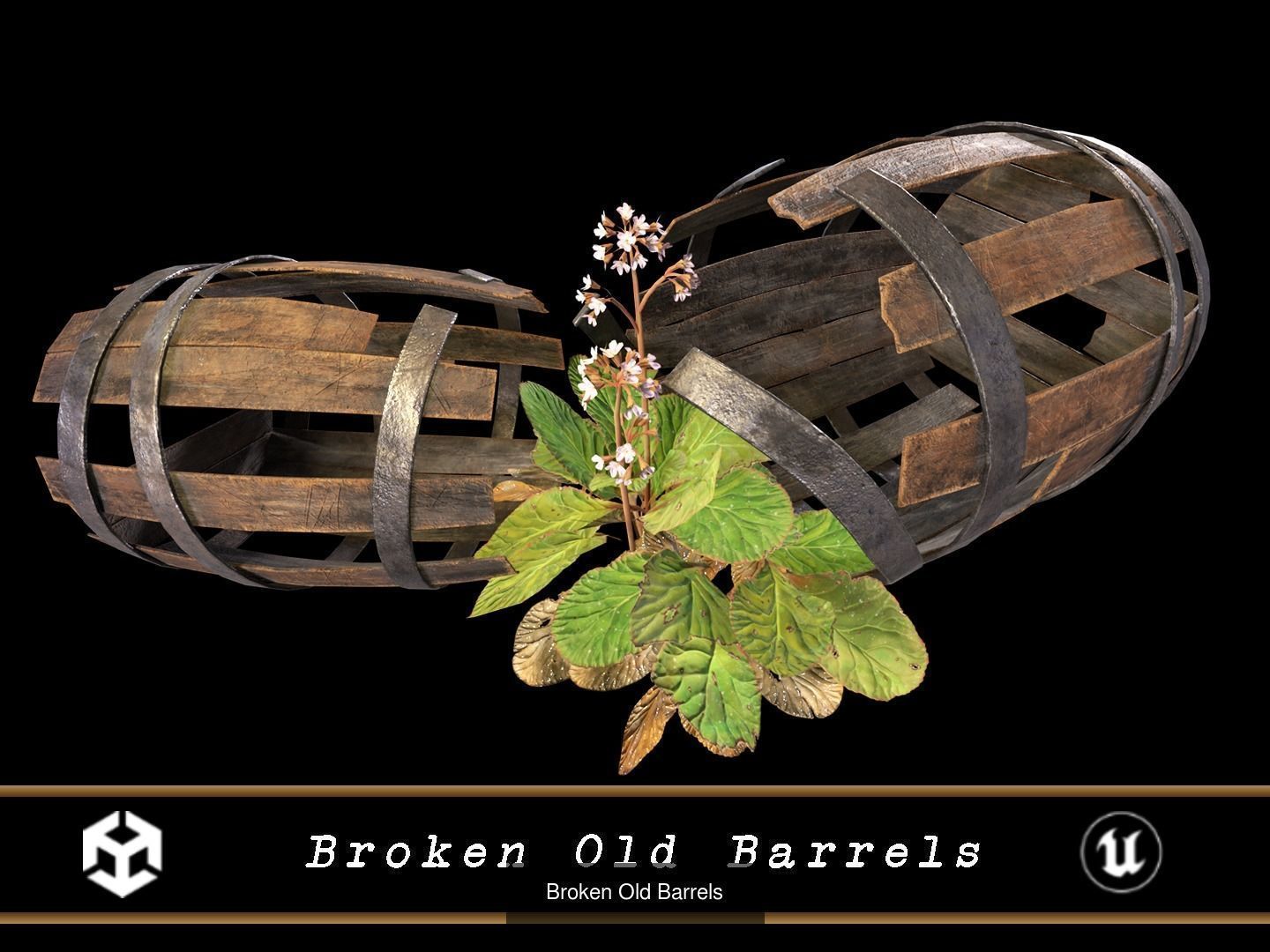 Barrels And Crates 3D Model Collection_9