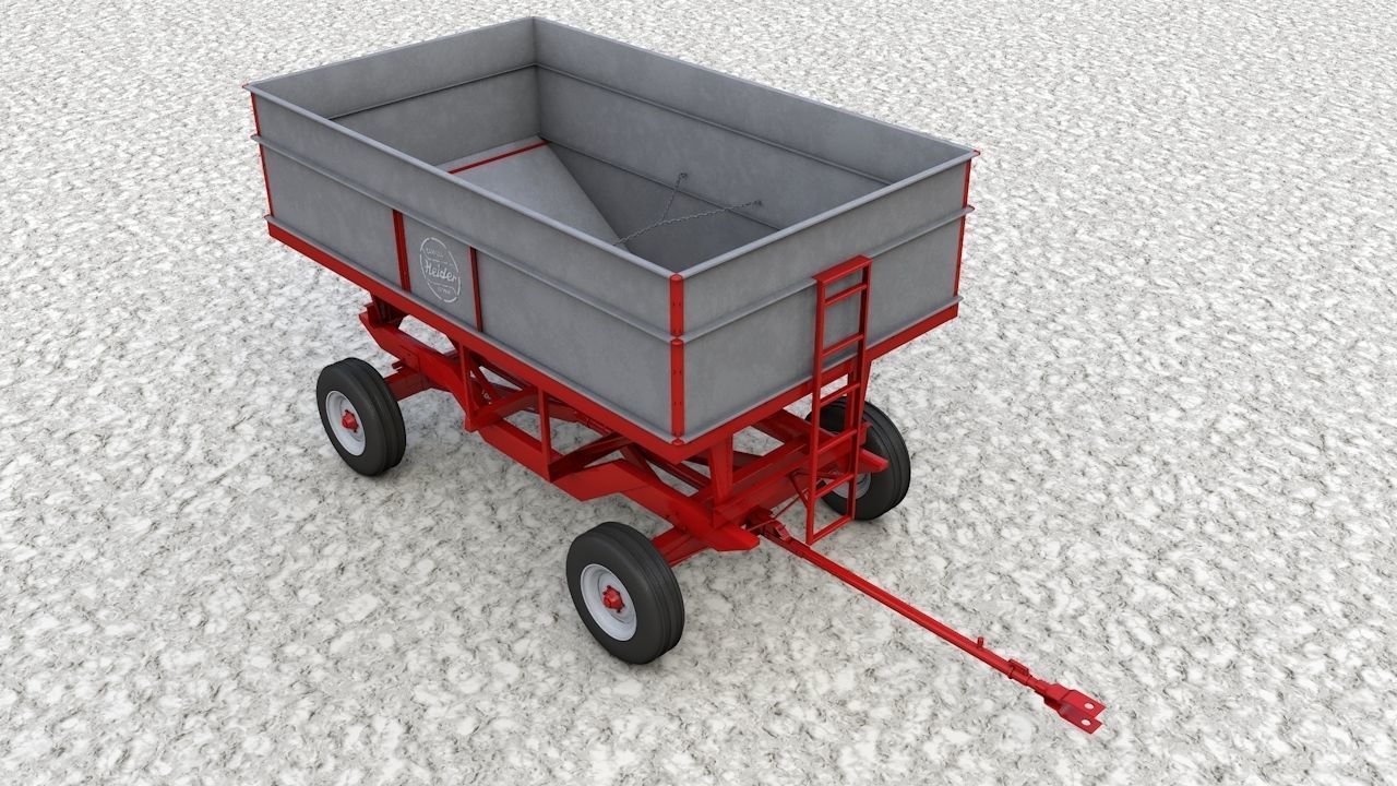 Heider Gravity Flow Wagon 3D model_11