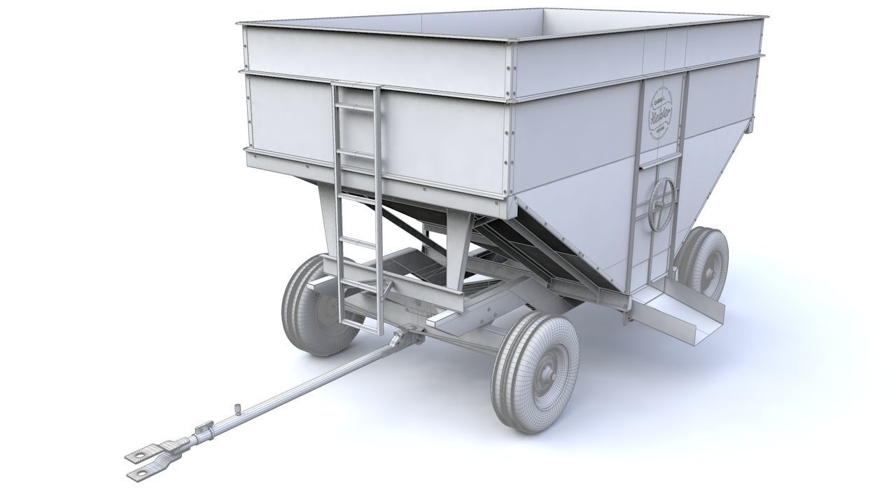 Heider Gravity Flow Wagon 3D model_16