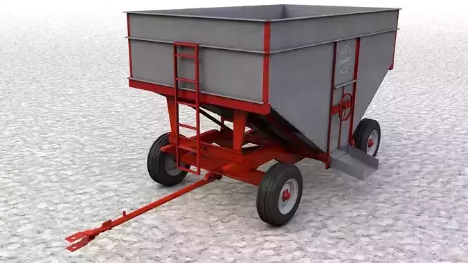 Heider Gravity Flow Wagon 3D model