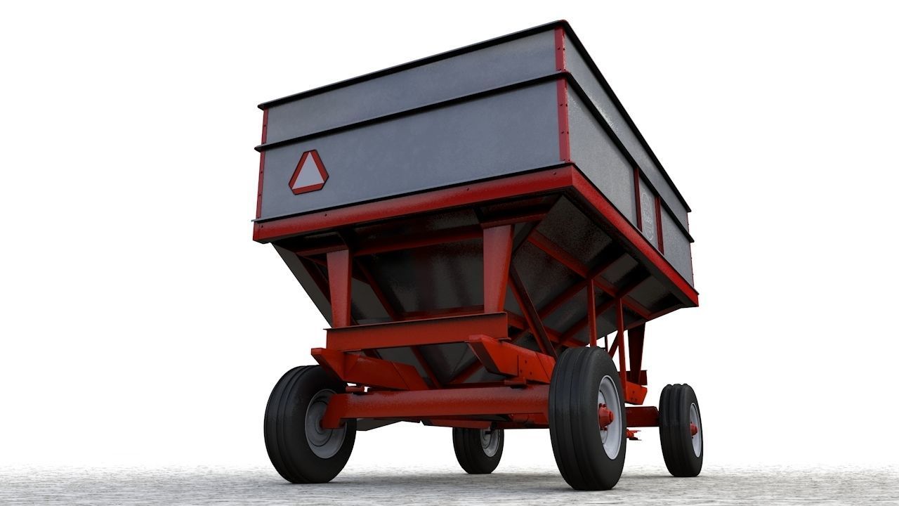 Heider Gravity Flow Wagon 3D model_7
