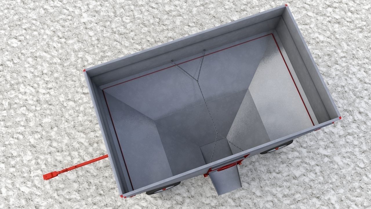 Heider Gravity Flow Wagon 3D model_2