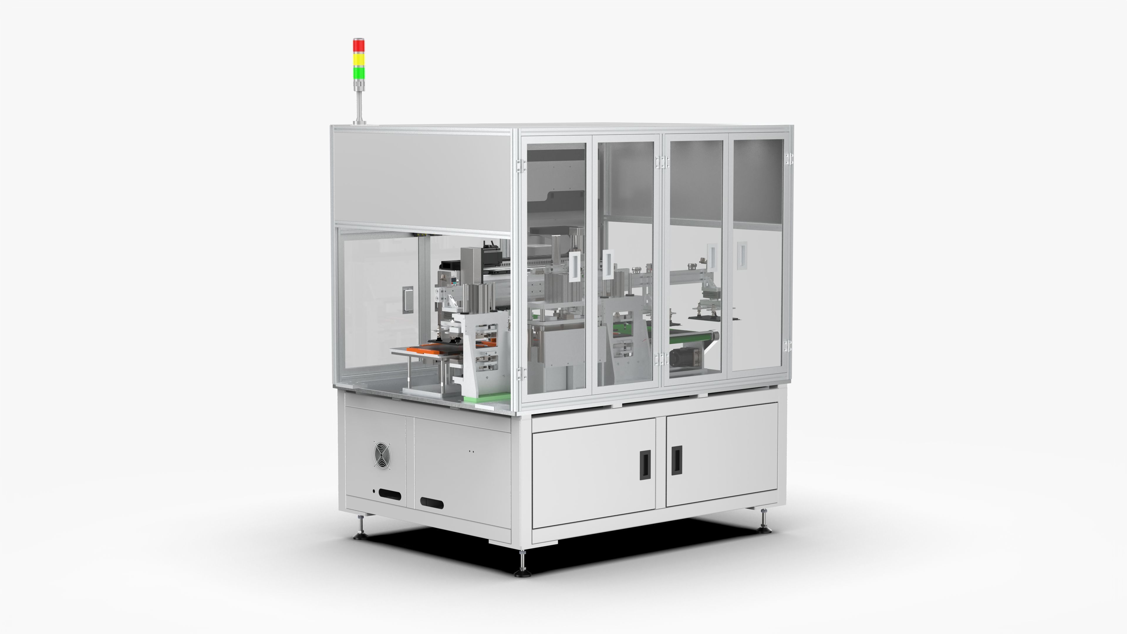 New Energy Battery Tab Cutting Machine 3D model_3