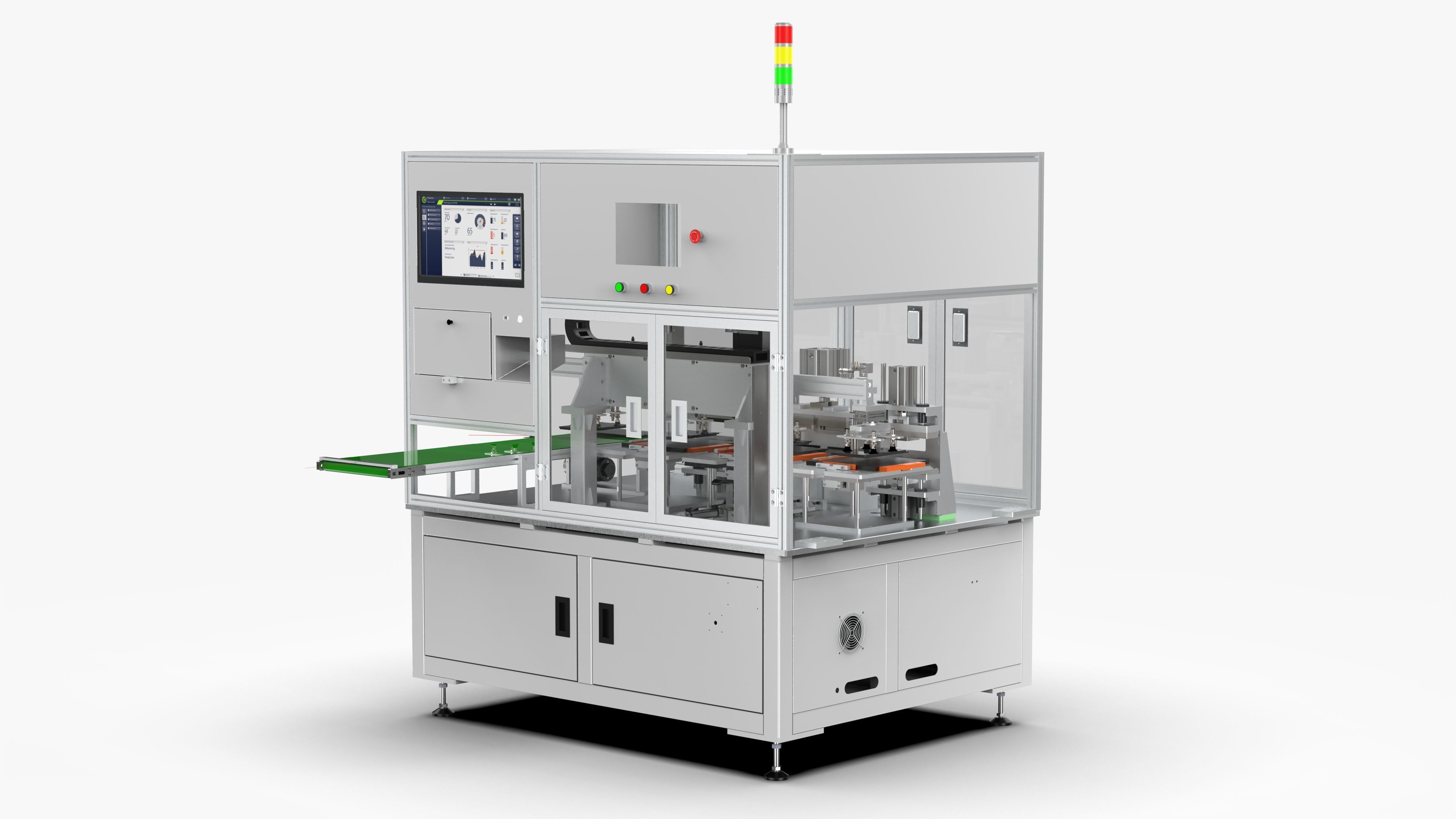 New Energy Battery Tab Cutting Machine 3D model_4