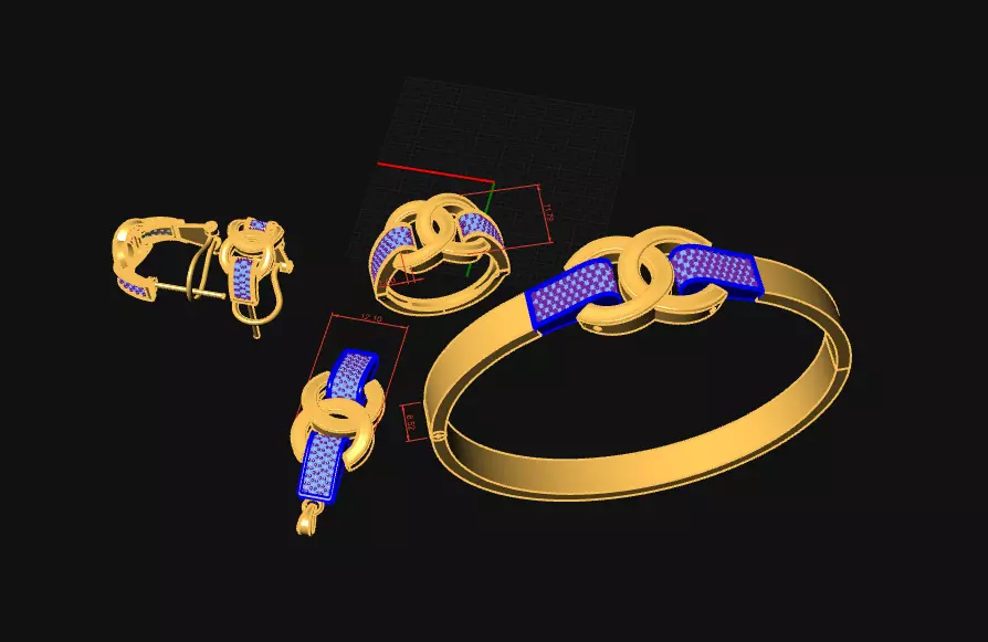 bracelet  3D print model_0