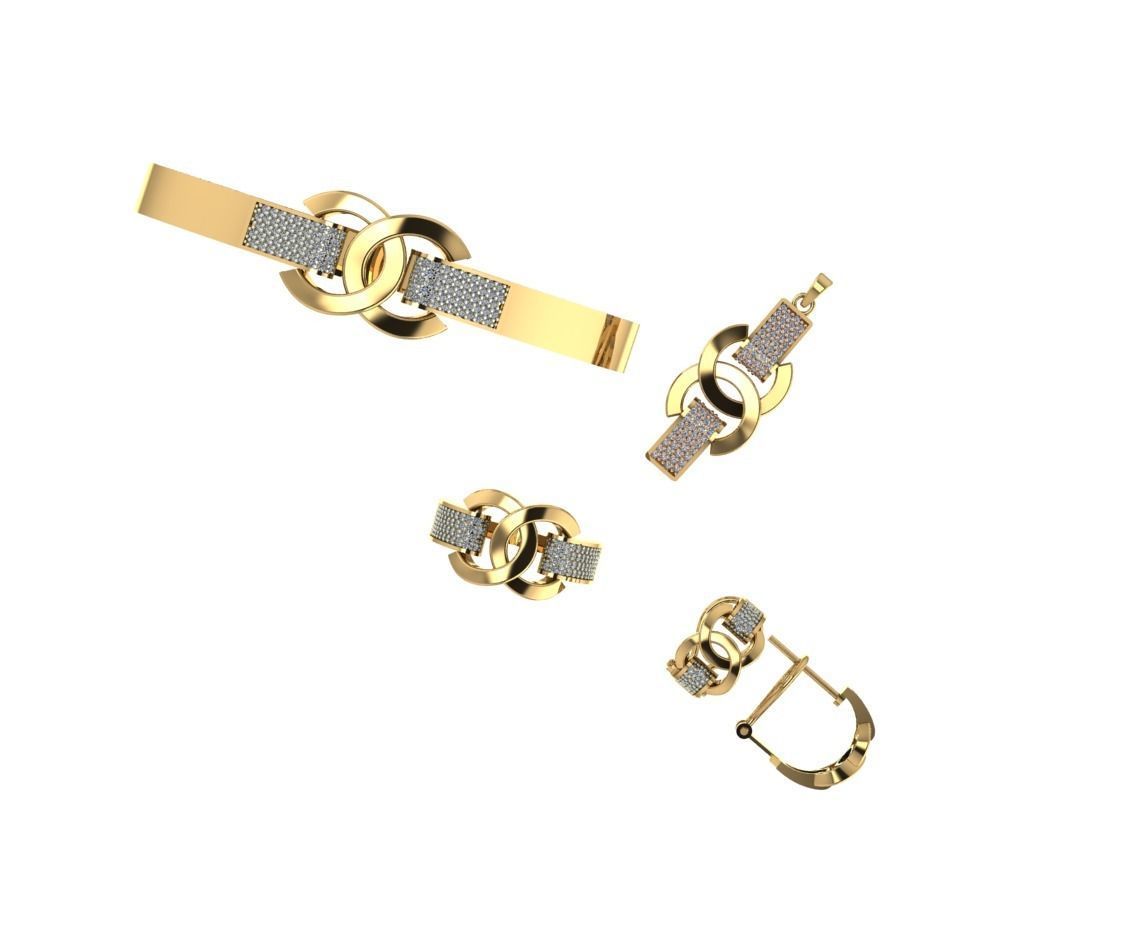 bracelet  3D print model_5