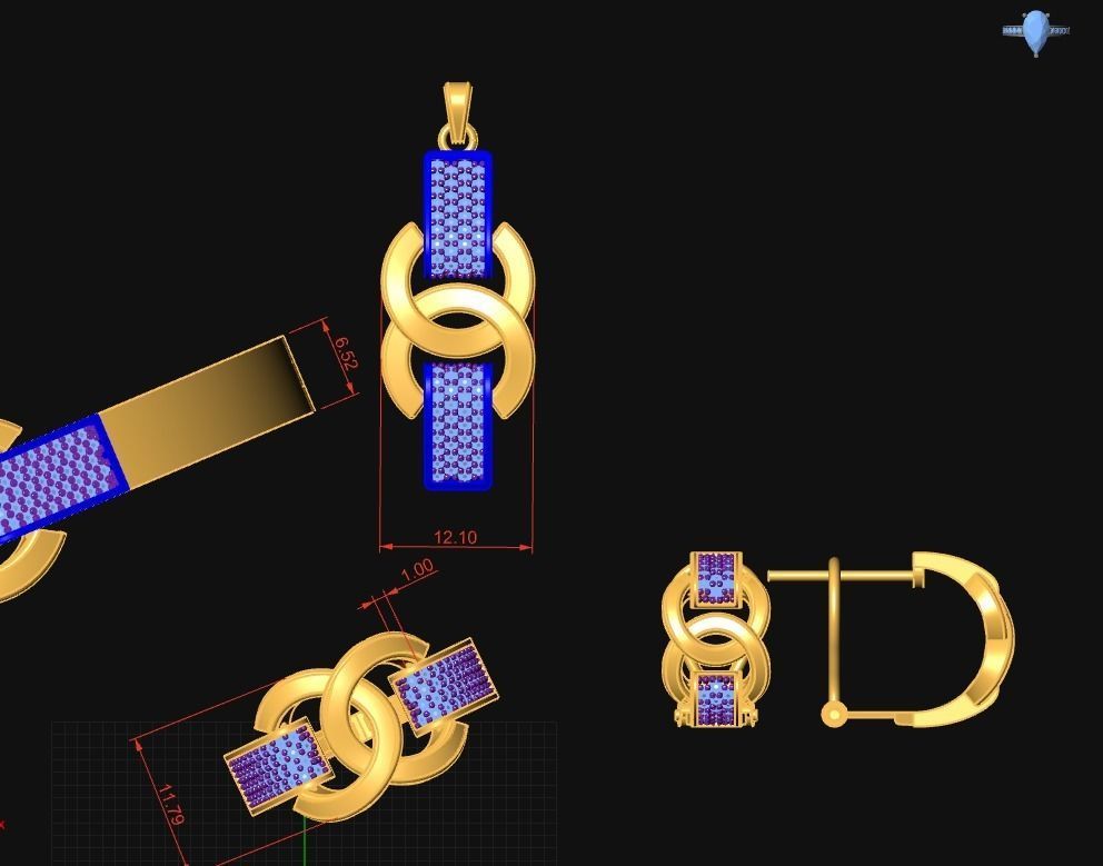 bracelet  3D print model_1