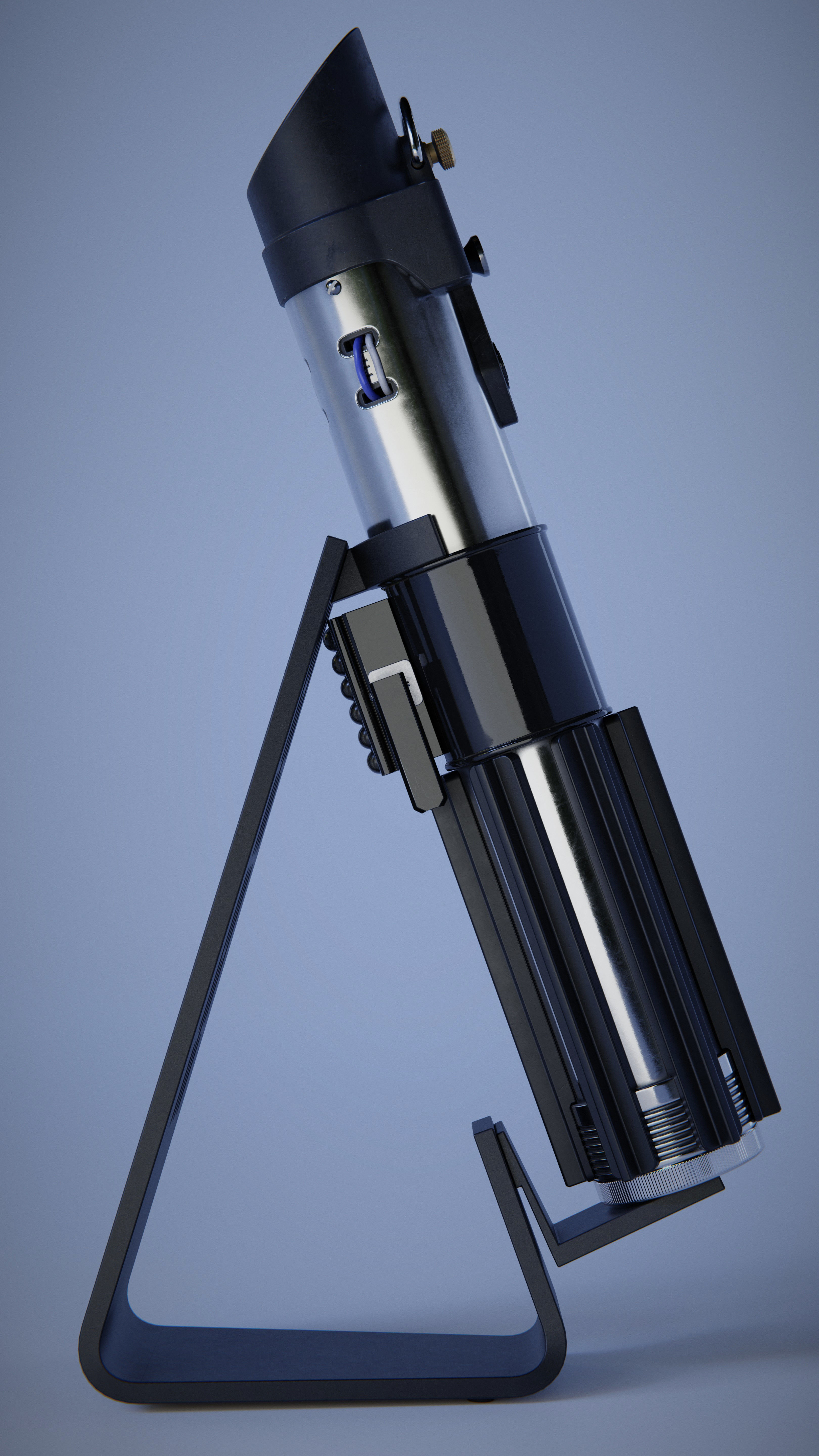 Darth Vader Empire Strikes Back Lightsaber 3D model_18