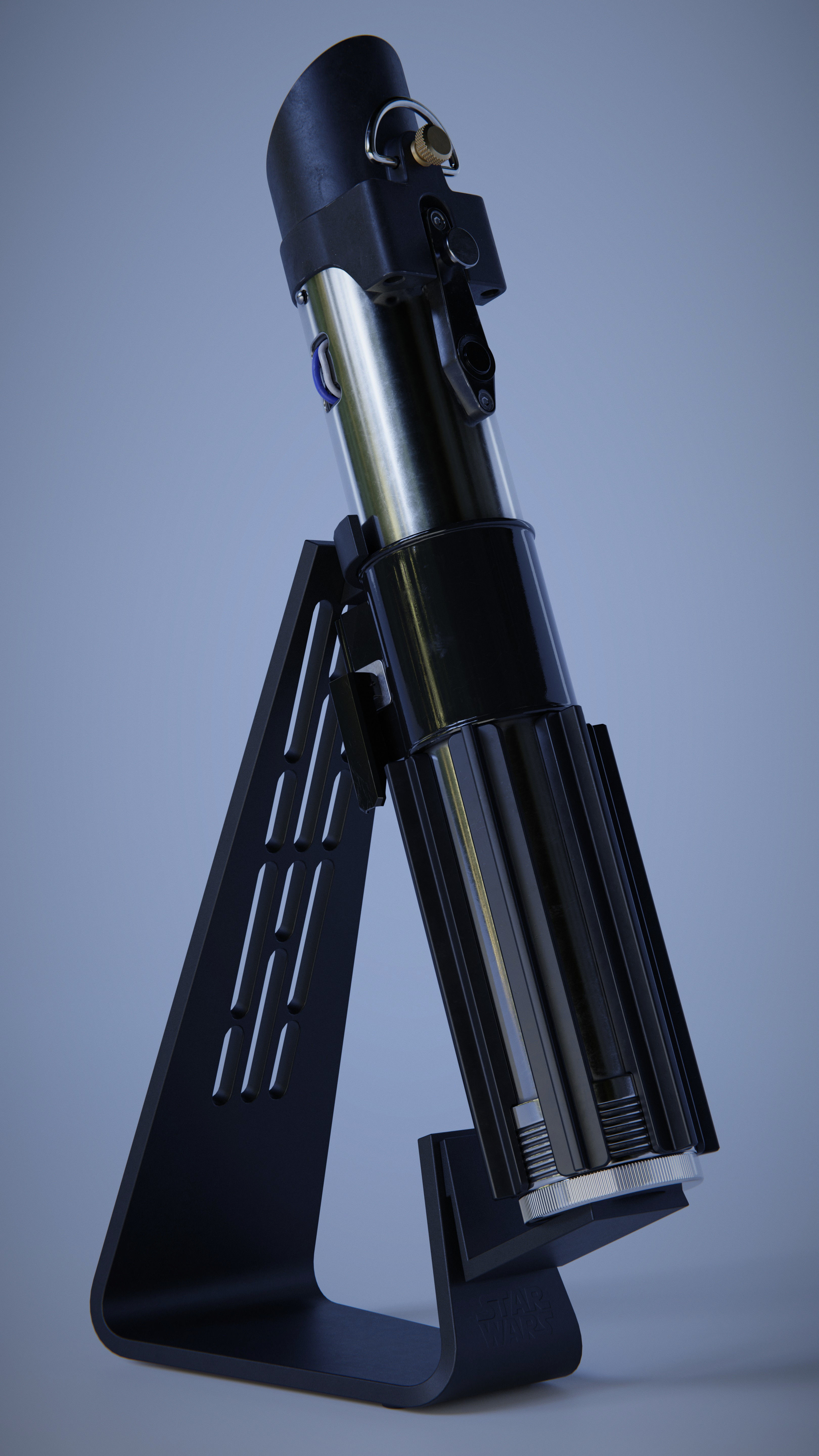 Darth Vader Empire Strikes Back Lightsaber 3D model_20
