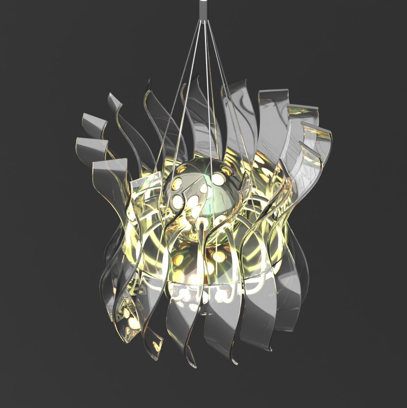 NEURAL LAMP CEILING 3D model_4