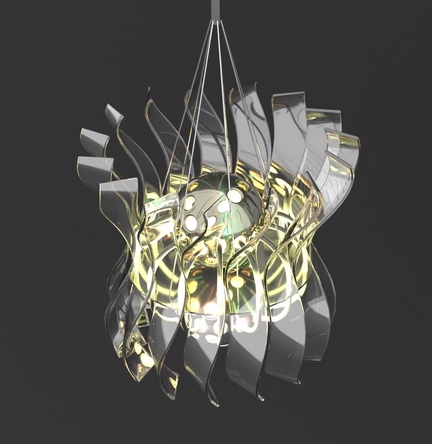 NEURAL LAMP CEILING 3D model_3