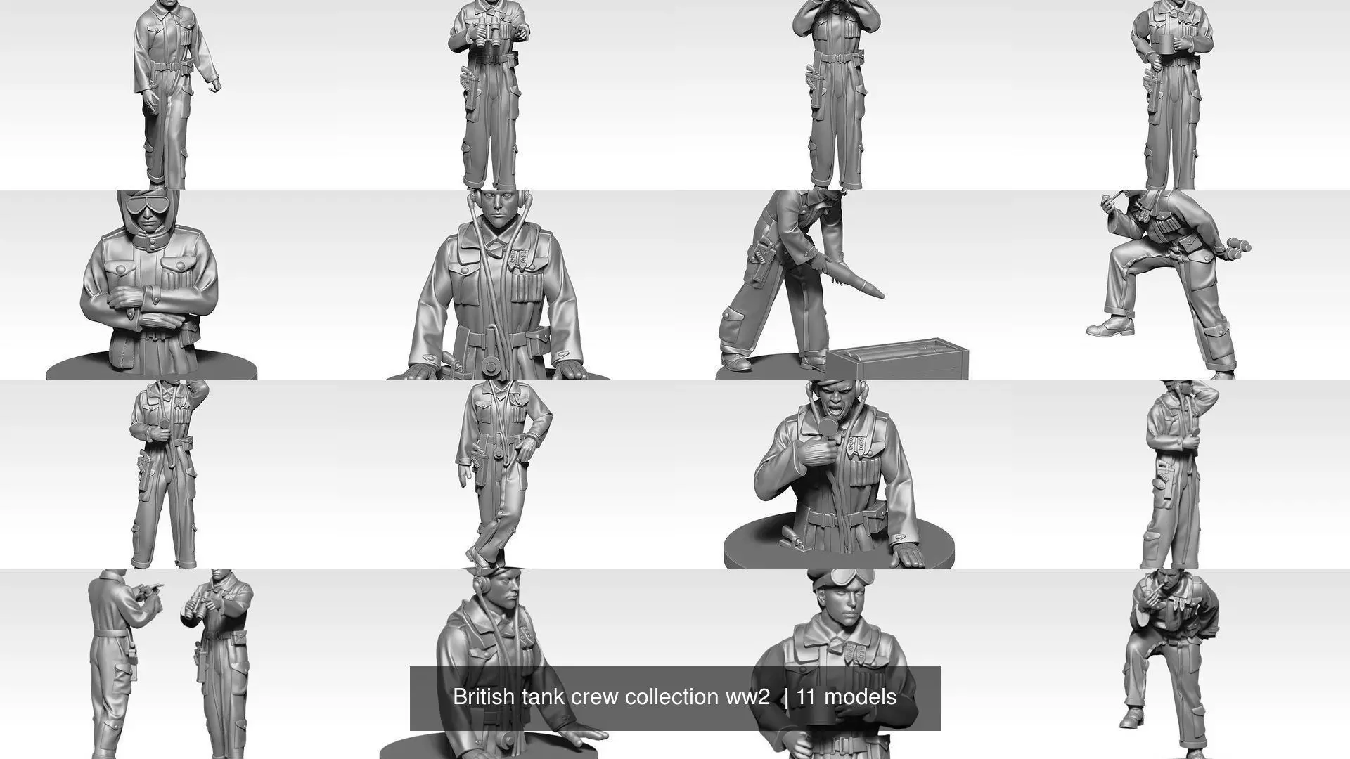 British tank crew collection ww2  _0