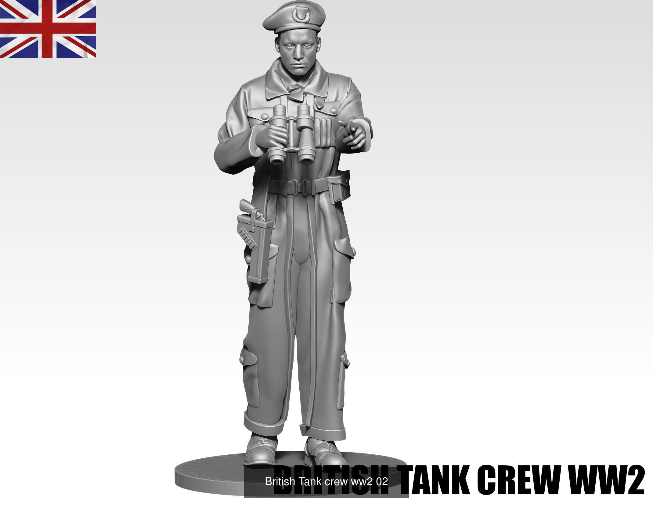 British tank crew collection ww2  _2