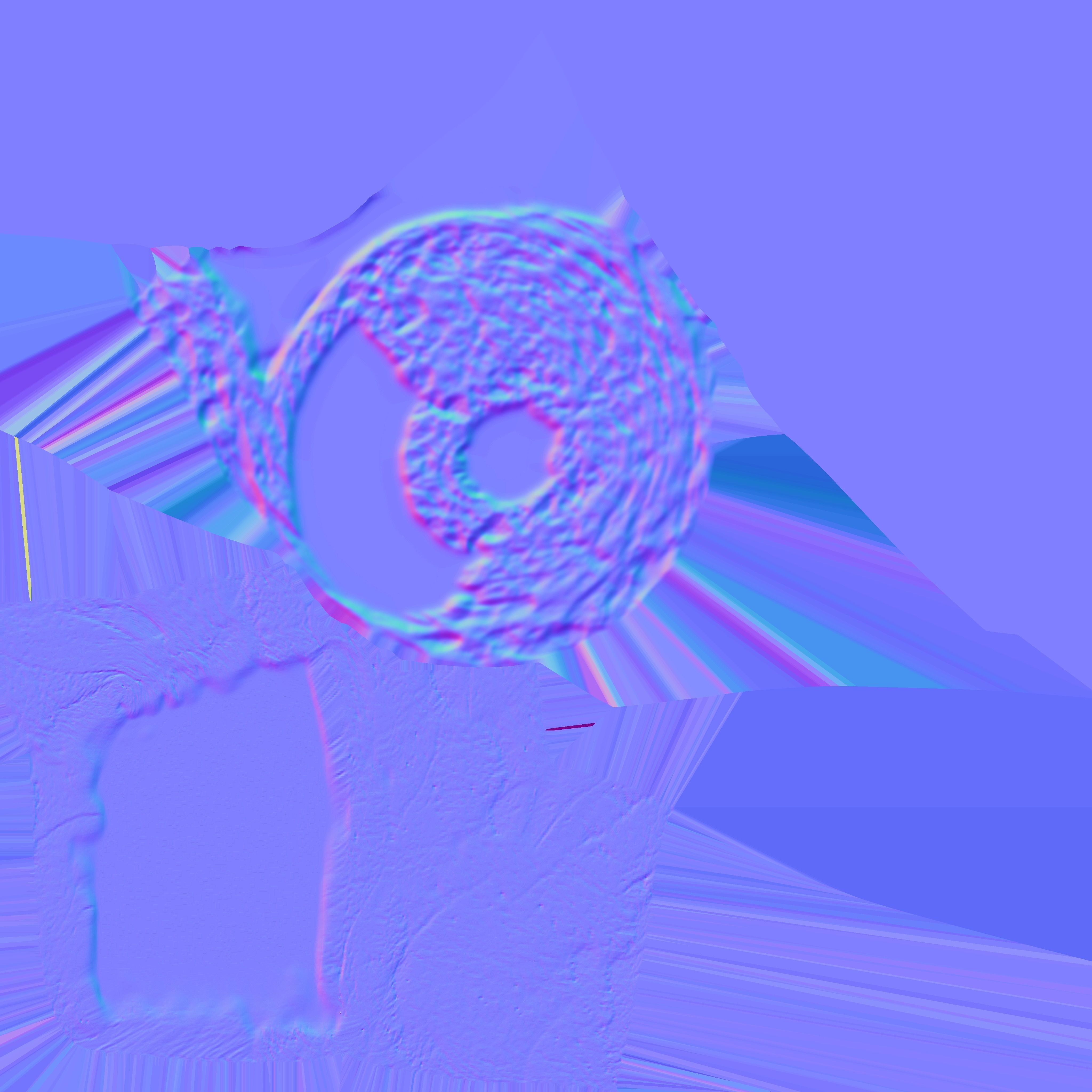 Tuna tiger Low-poly 3D model_5