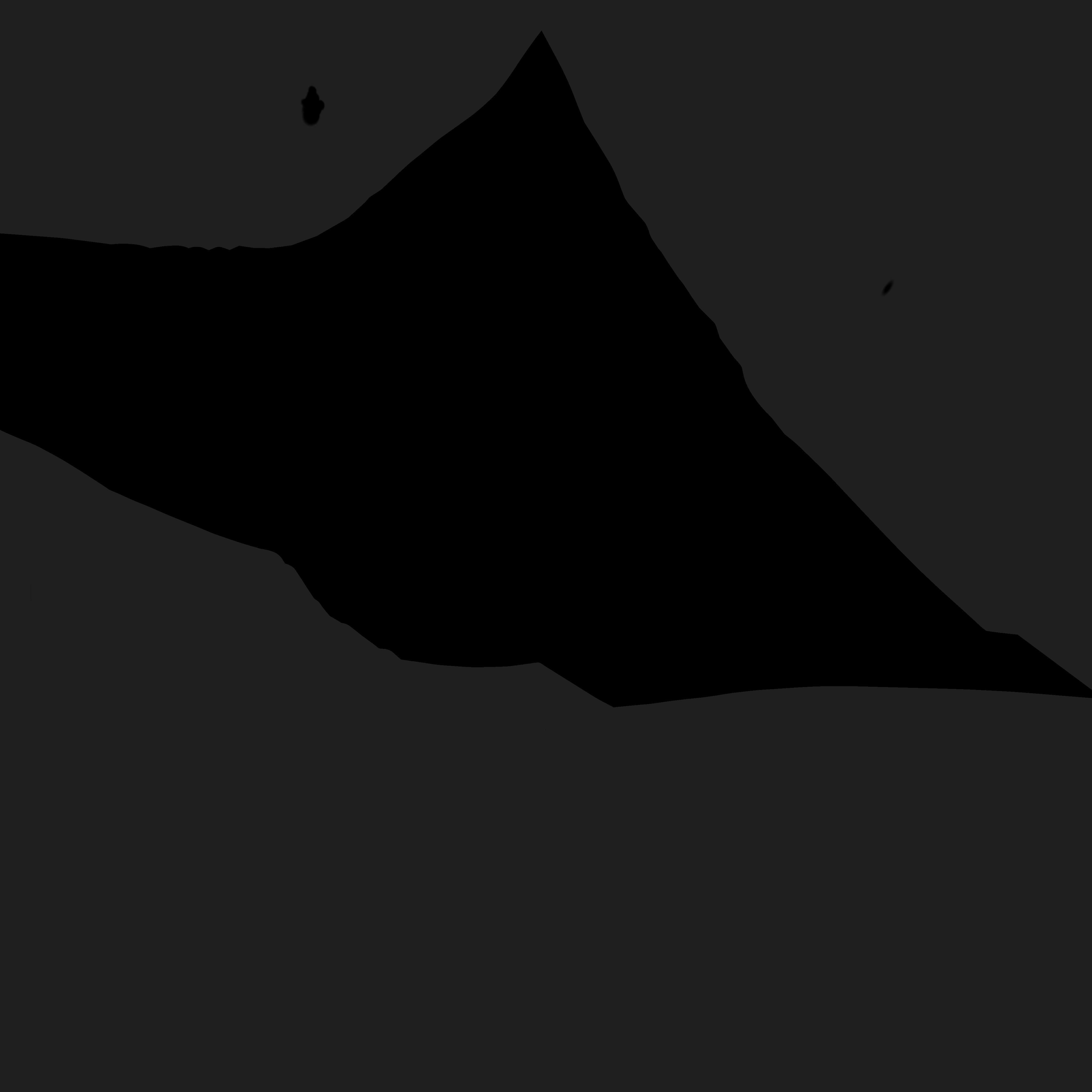 Tuna tiger Low-poly 3D model_4