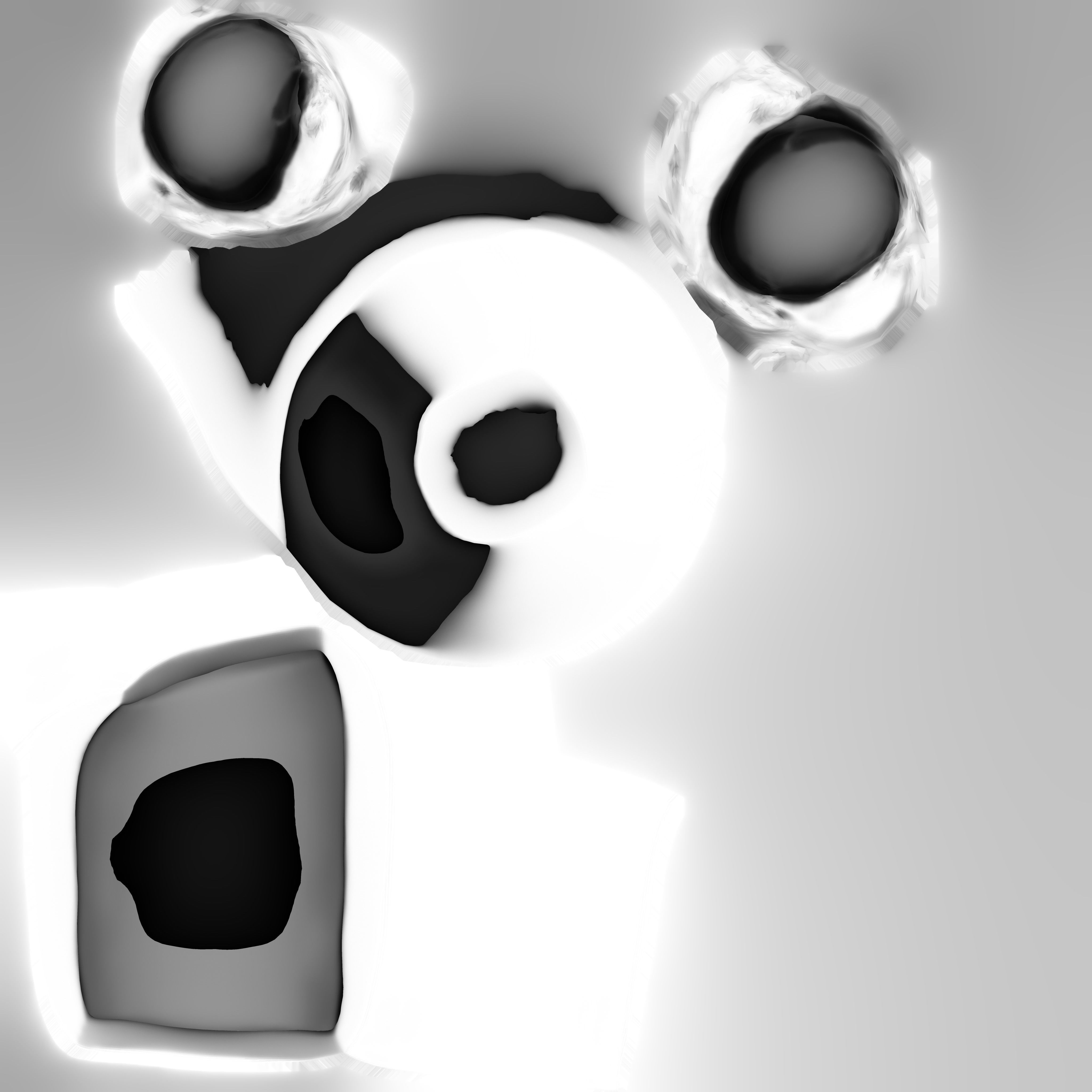 Tuna tiger Low-poly 3D model_2