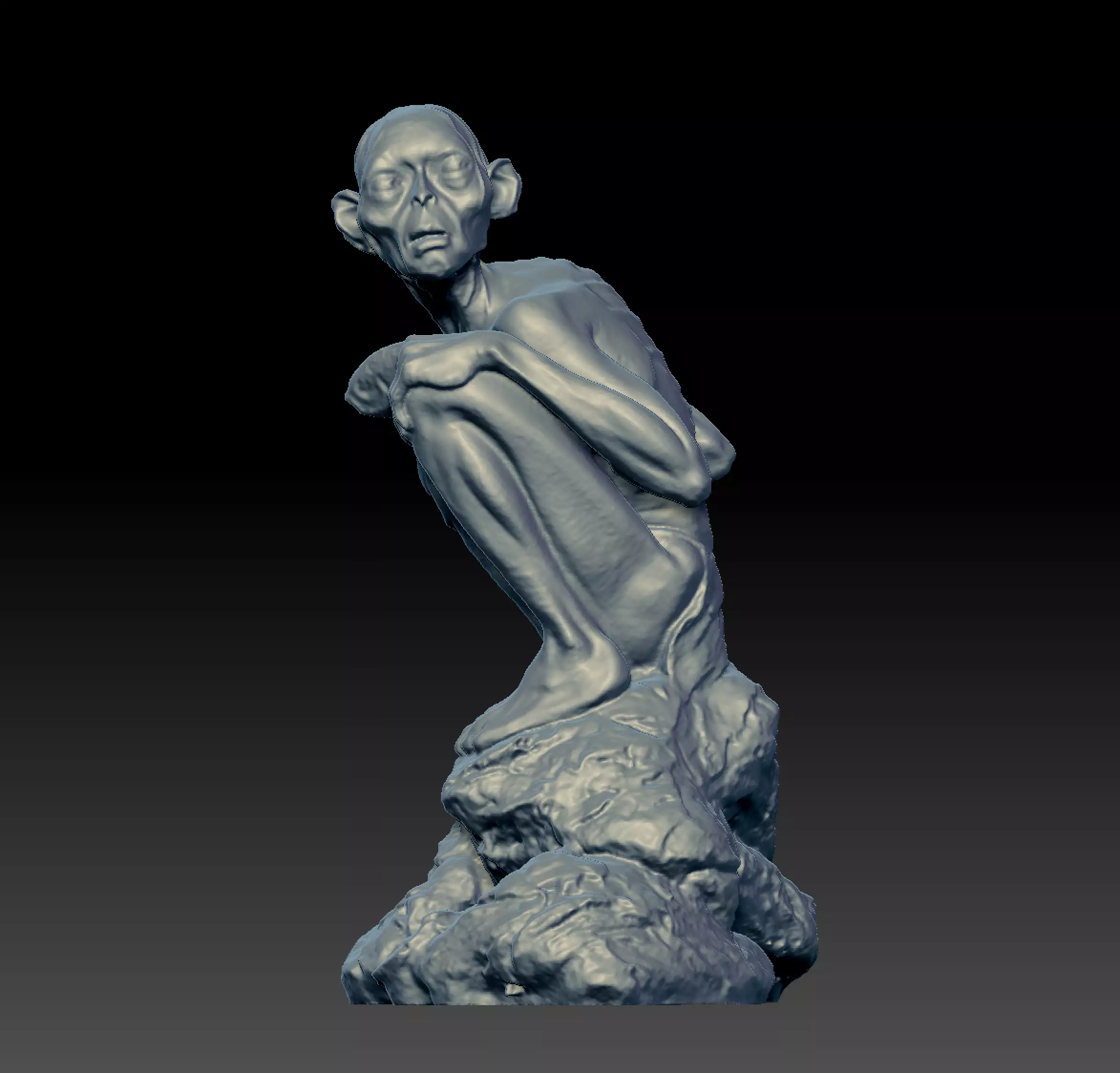Golum DVD Statue 3D print model