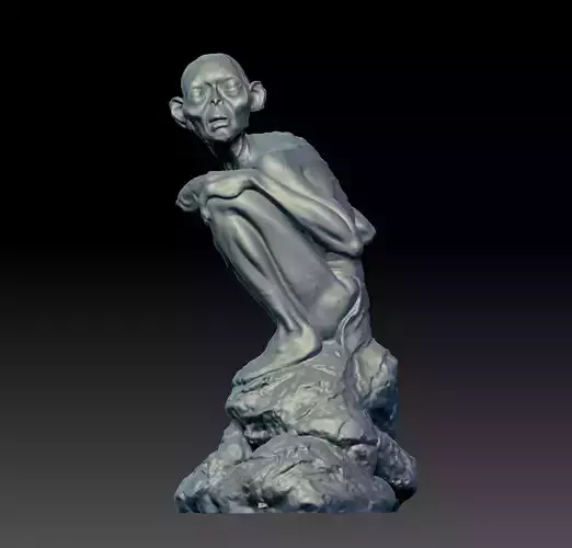 Golum DVD Statue  3D print model