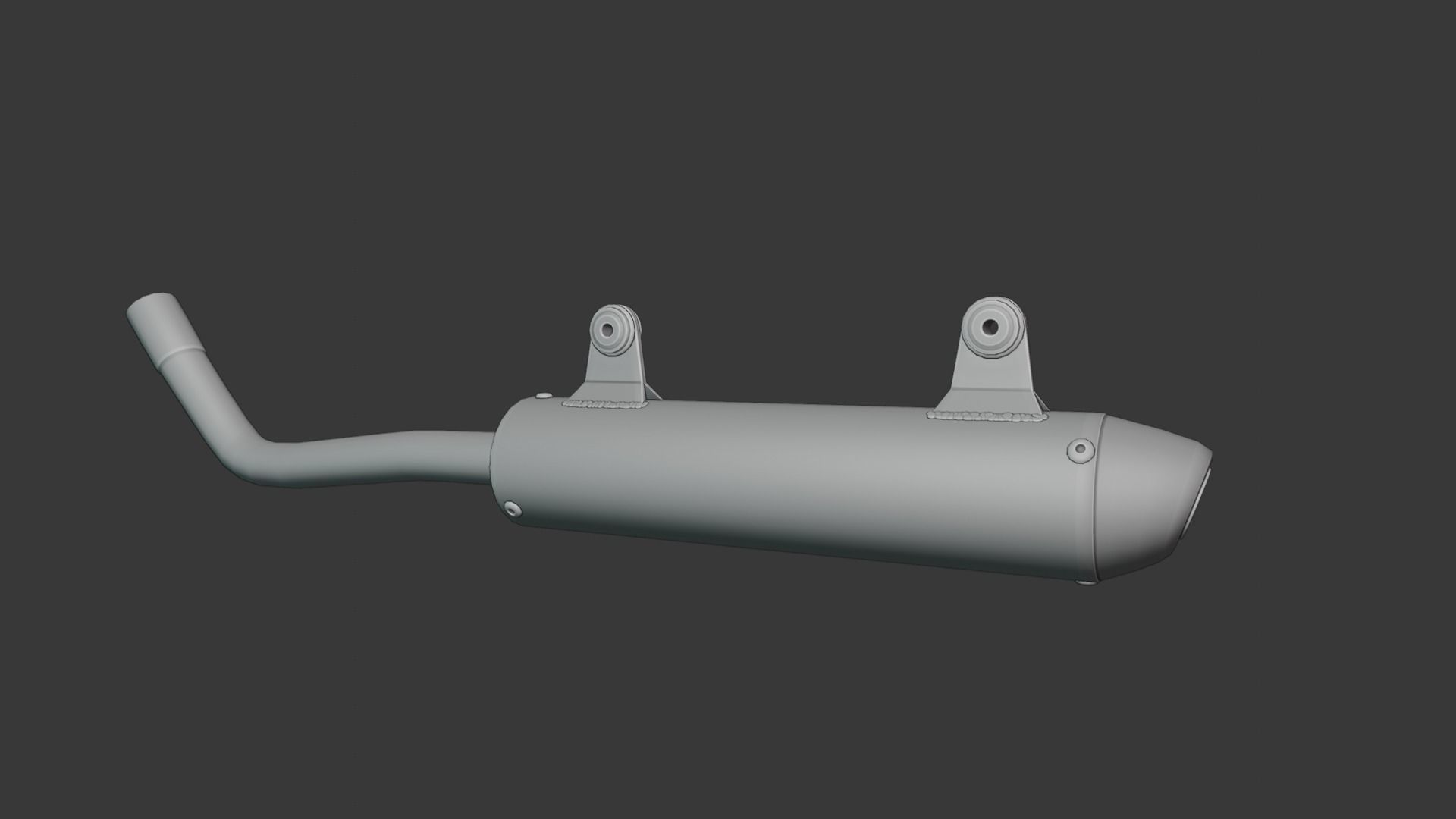 ProCircuit R304 2 Stroke Exhaust Motocross  3D model_3