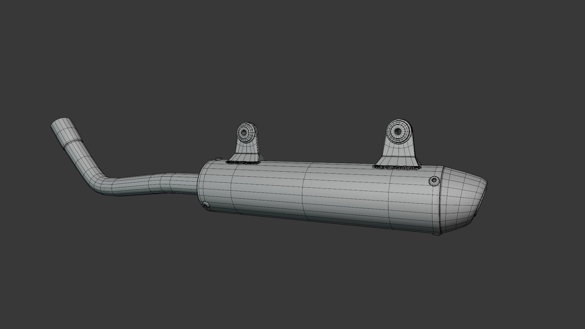 ProCircuit R304 2 Stroke Exhaust Motocross  3D model_4