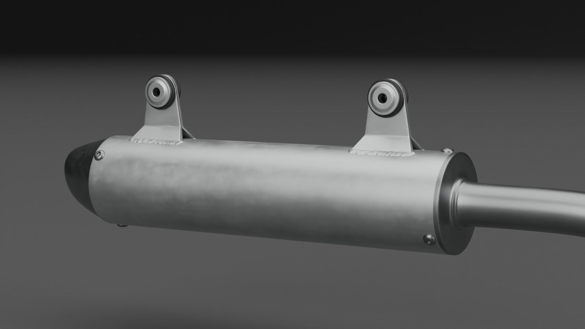 ProCircuit R304 2 Stroke Exhaust Motocross  3D model_2