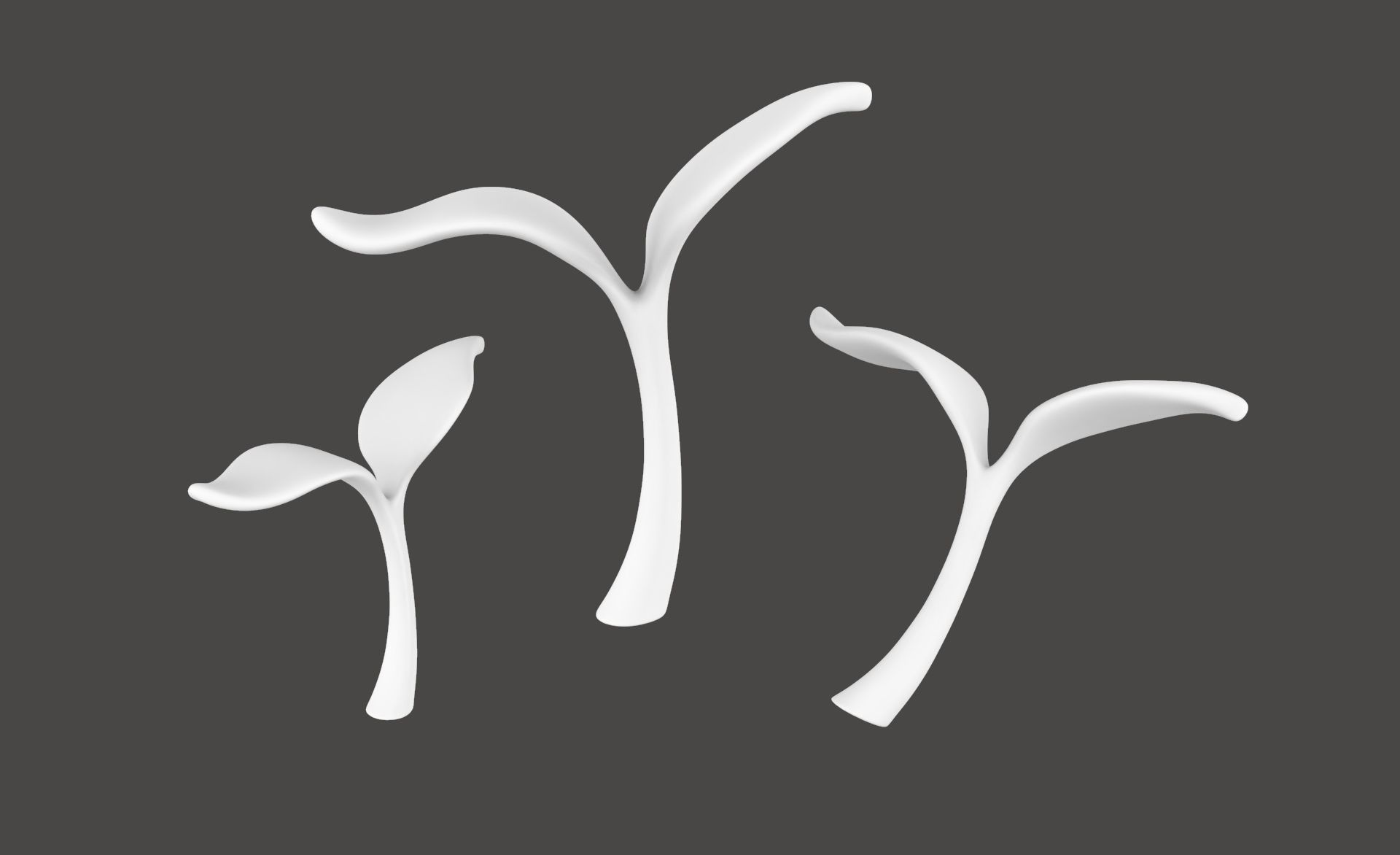 Prop33 Plant Sprout  Low-poly 3D model_15