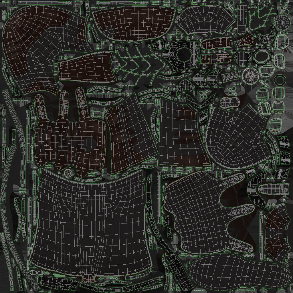 Leather Boots Low-poly 3D model_18