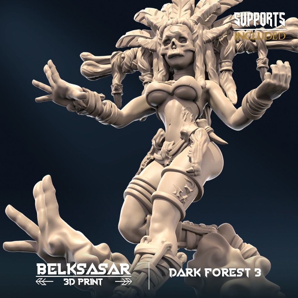 Forest Mistcaller D 3D print model_3