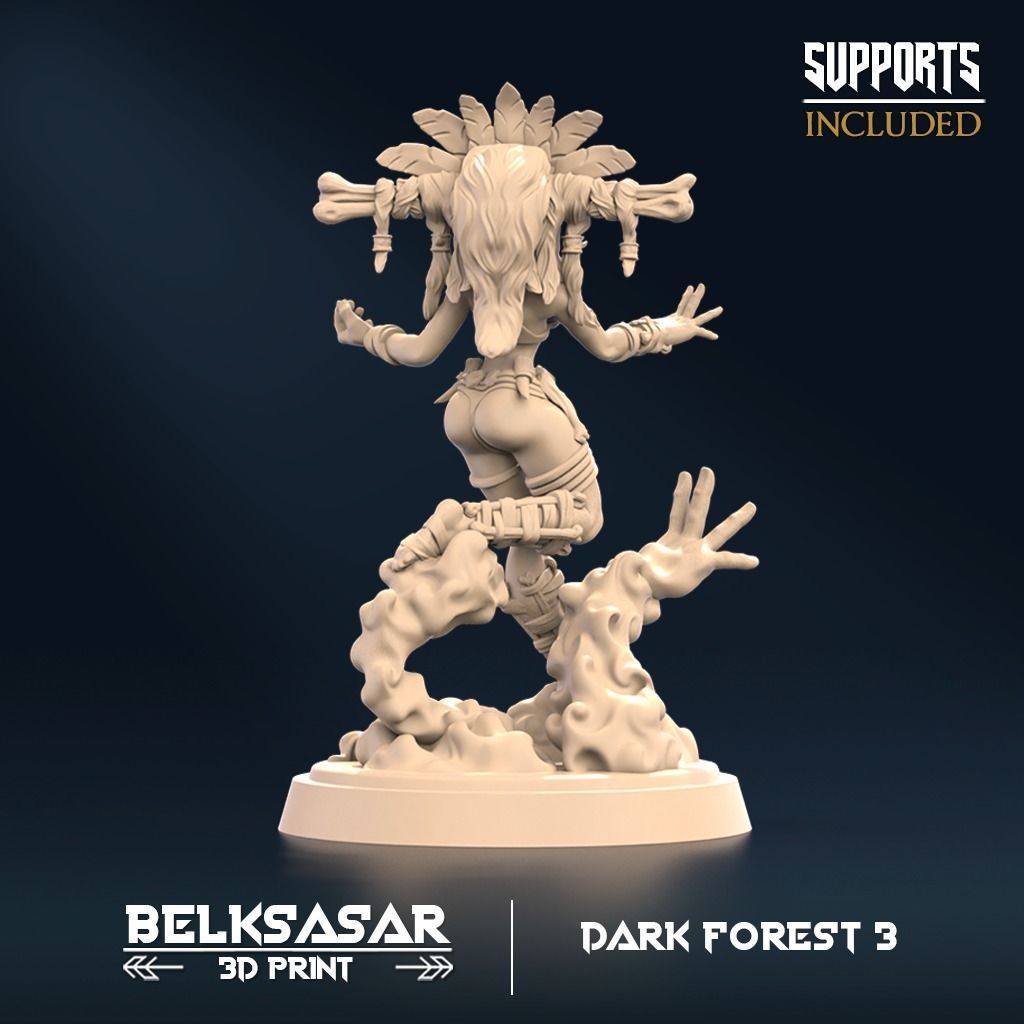 Forest Mistcaller D 3D print model_2