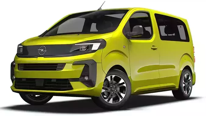 Opel Zafira Life Small 2024 3D model