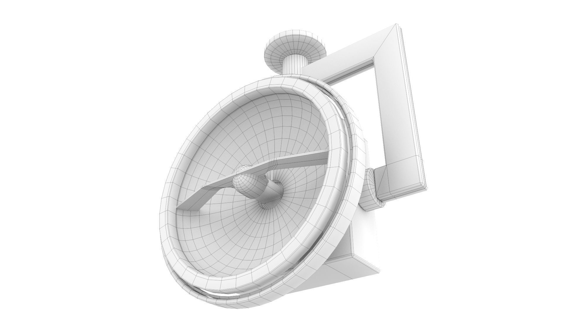 Hanging Lamp 07 Low-poly 3D model_14