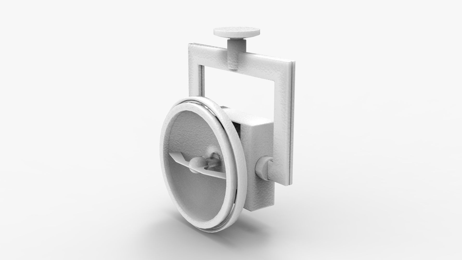 Hanging Lamp 07 Low-poly 3D model_8