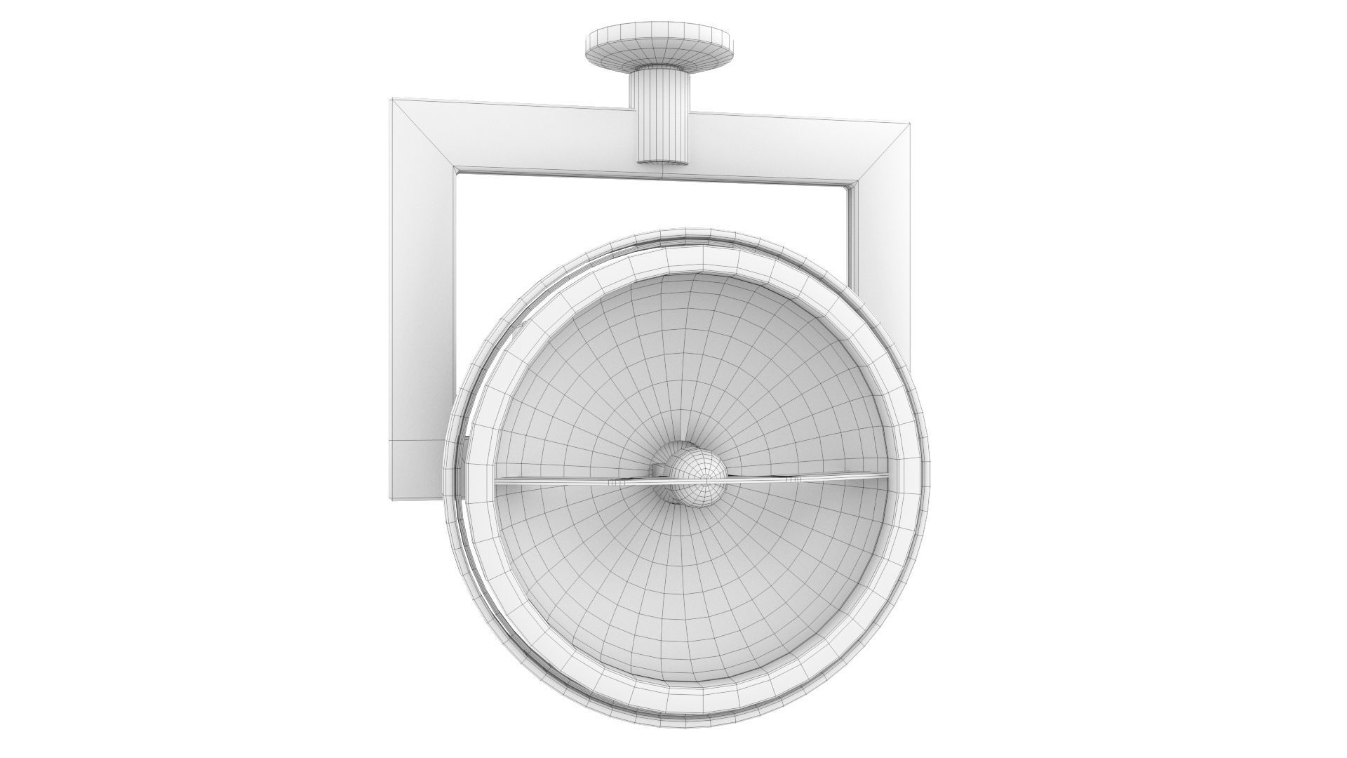 Hanging Lamp 07 Low-poly 3D model_10