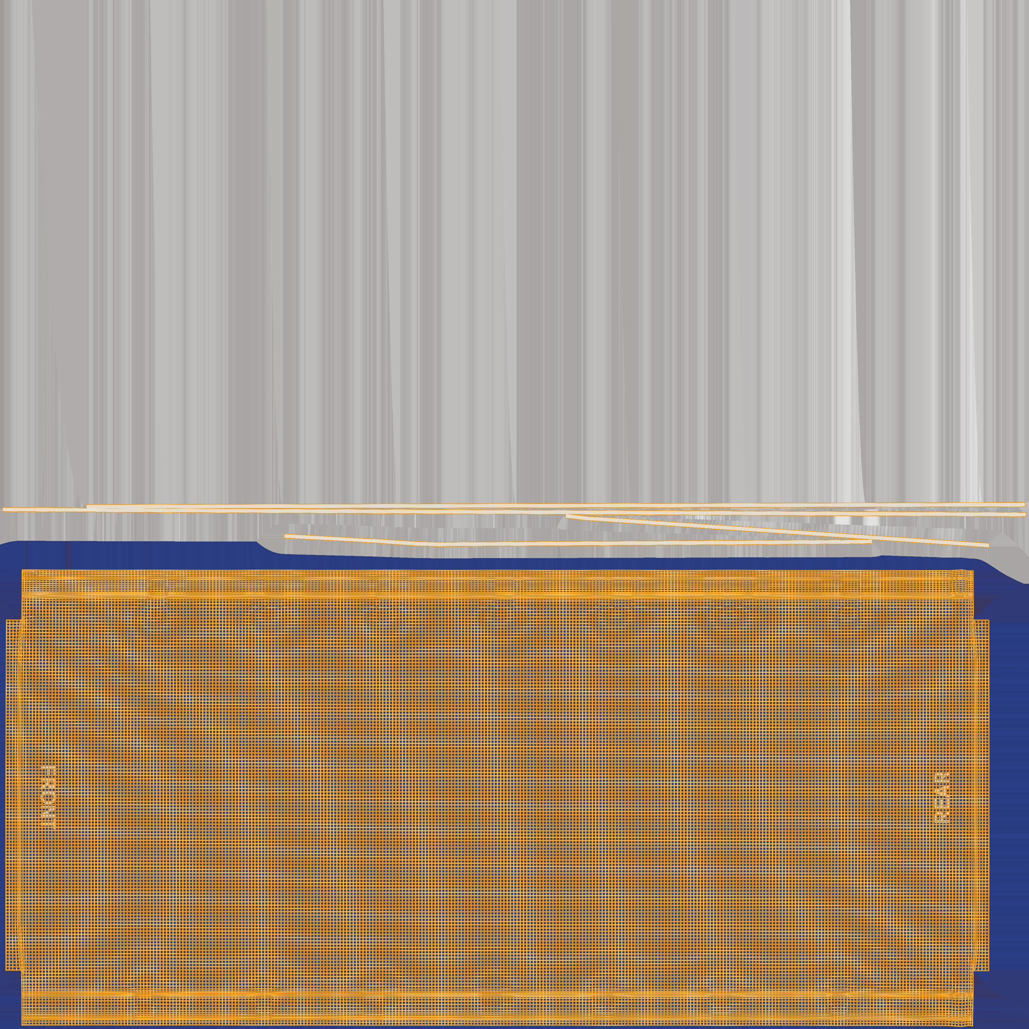 20ft Generic Open Top shipping Container 3D model_14