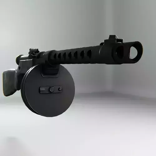Yugoslav M49 Low-poly 3D model