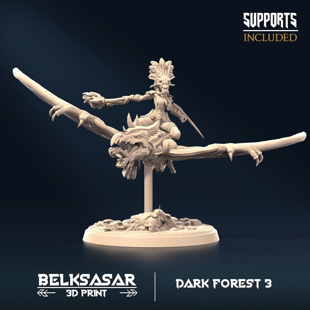 Forest Terror set x3 3D print model_3