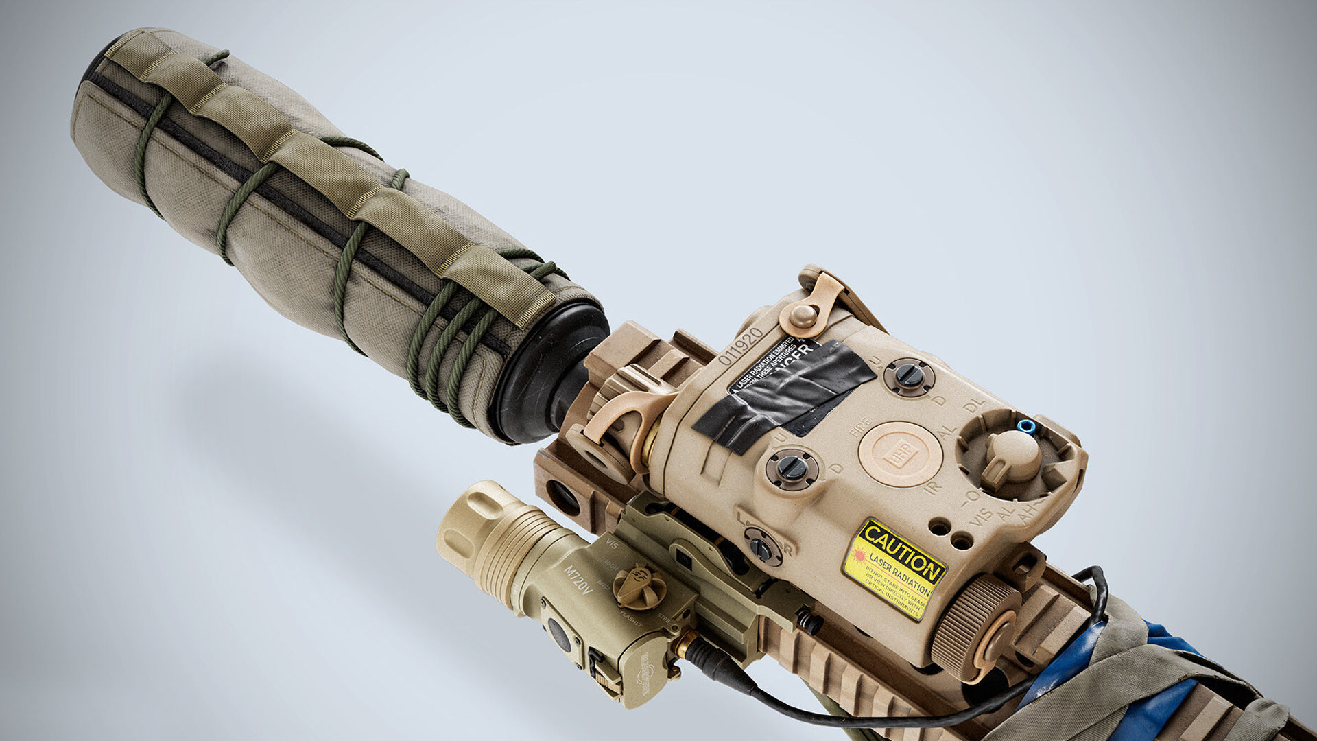 Assault Rifle AR-15 Low-poly 3D model_6