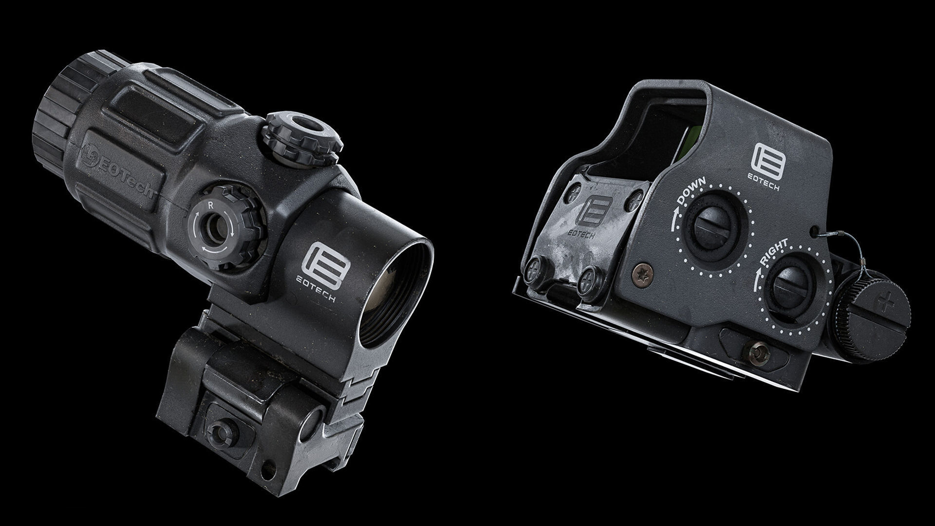 Assault Rifle AR-15 Low-poly 3D model_15