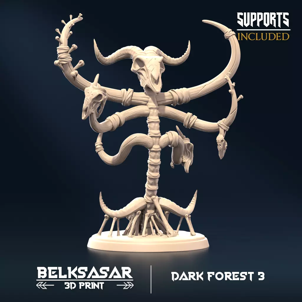Dark Forest Ritual Totem 3D print model